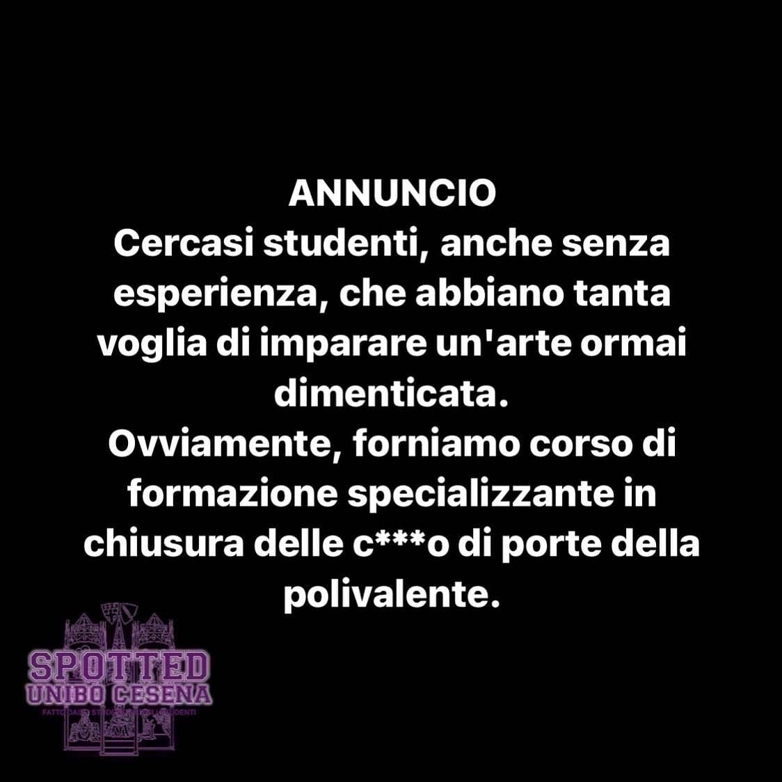 Post di Spotted Cesena del 06/12/2023