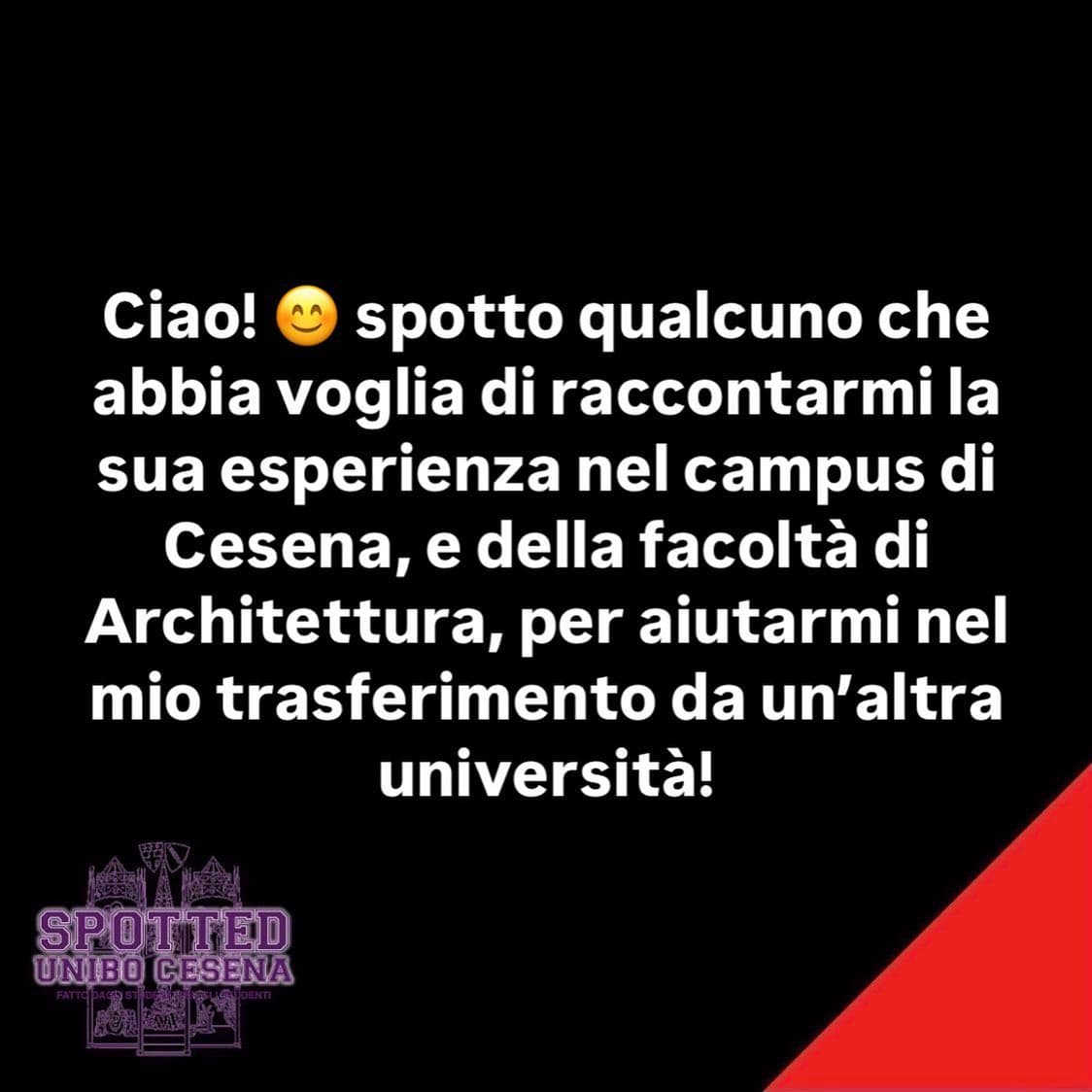 Post: #spotted #Cesena #unibo #cesenaspotted