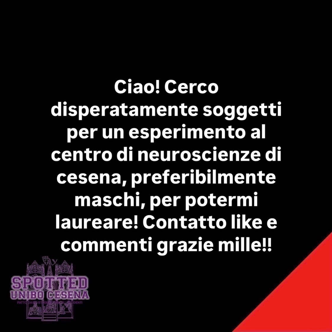Post: #spotted #Cesena #unibo #cesenaspotted