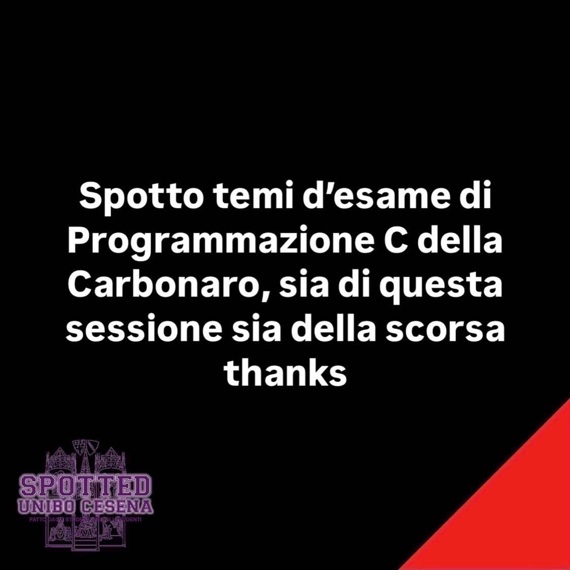 Post: #spotted #Cesena #unibo #cesenaspotted