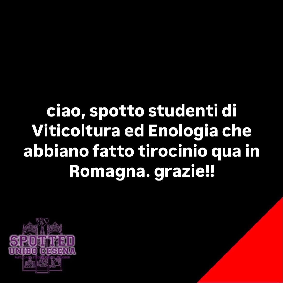 Post: #spotted #Cesena #unibo #cesenaspotted