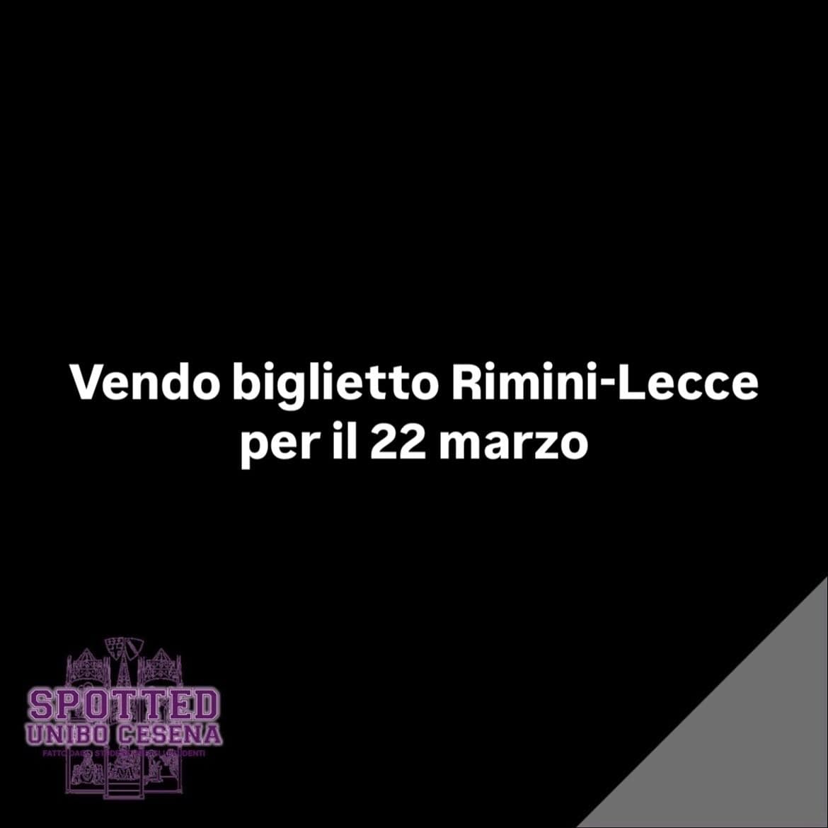 Post: #spotted #Cesena #unibo #cesenaspotted