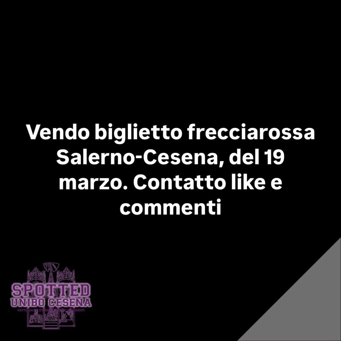 Post: #spotted #Cesena #unibo #cesenaspotted