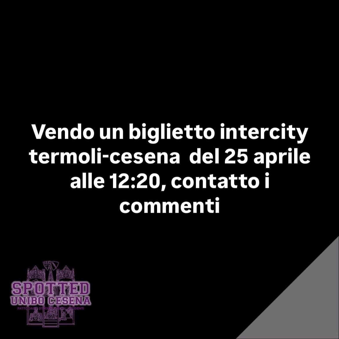 Post: #spotted #Cesena #unibo #cesenaspotted