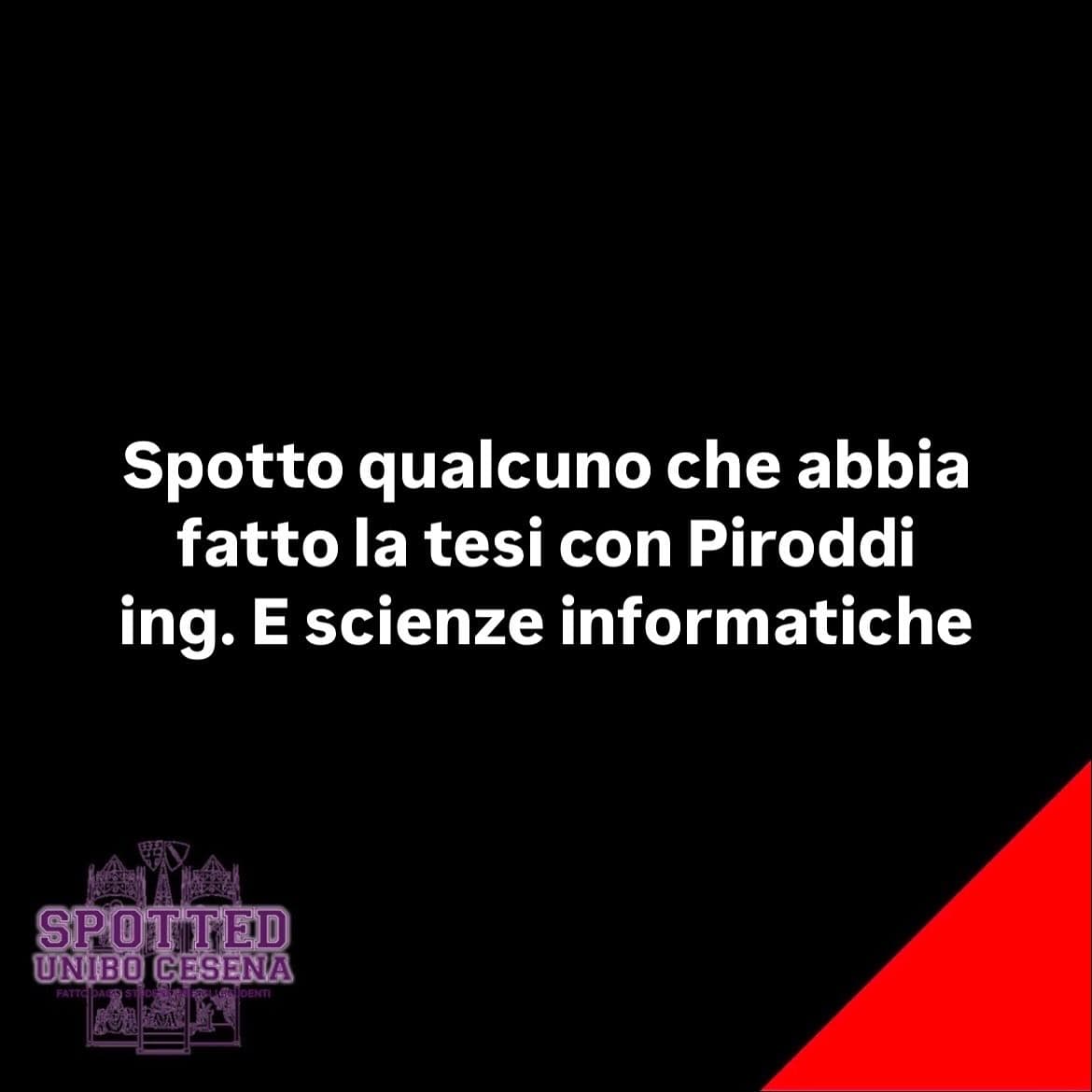 Post: #spotted #Cesena #unibo #cesenaspotted