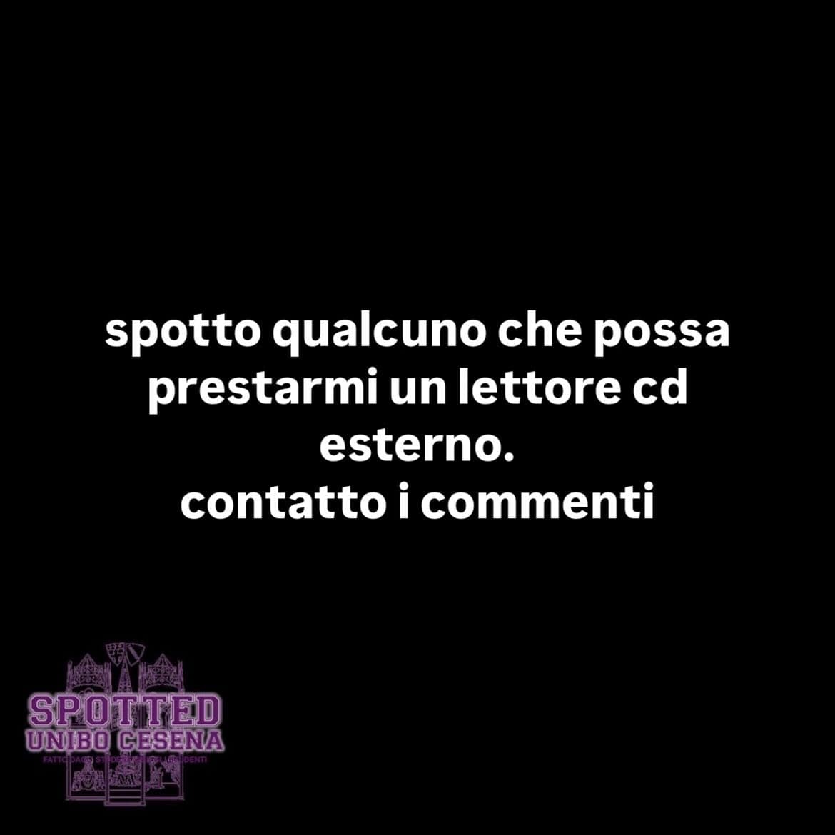 Post: #spotted #Cesena #unibo #cesenaspotted