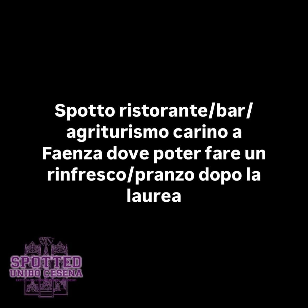 Post: #spotted #Cesena #unibo #cesenaspotted