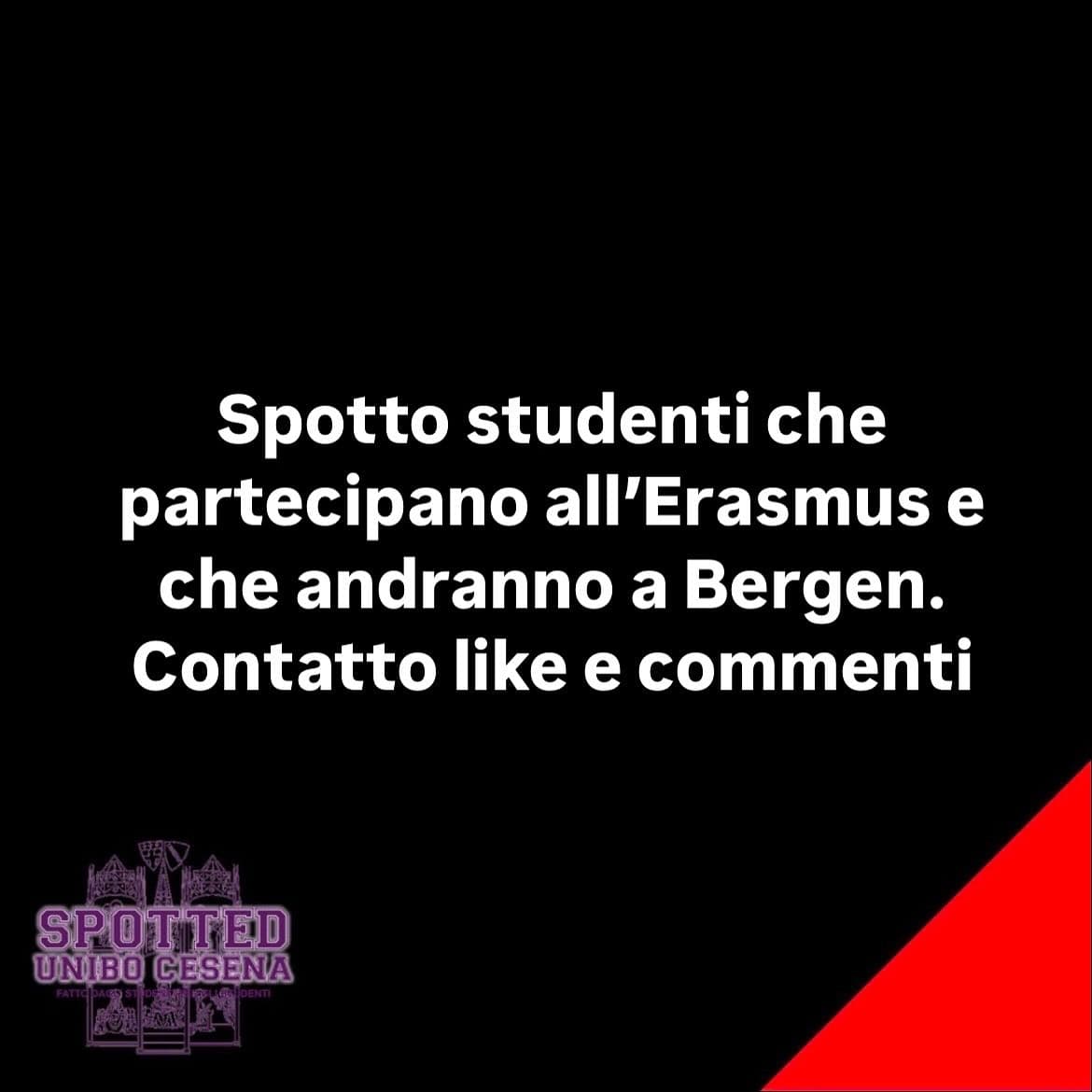 Post: #spotted #Cesena #unibo #cesenaspotted