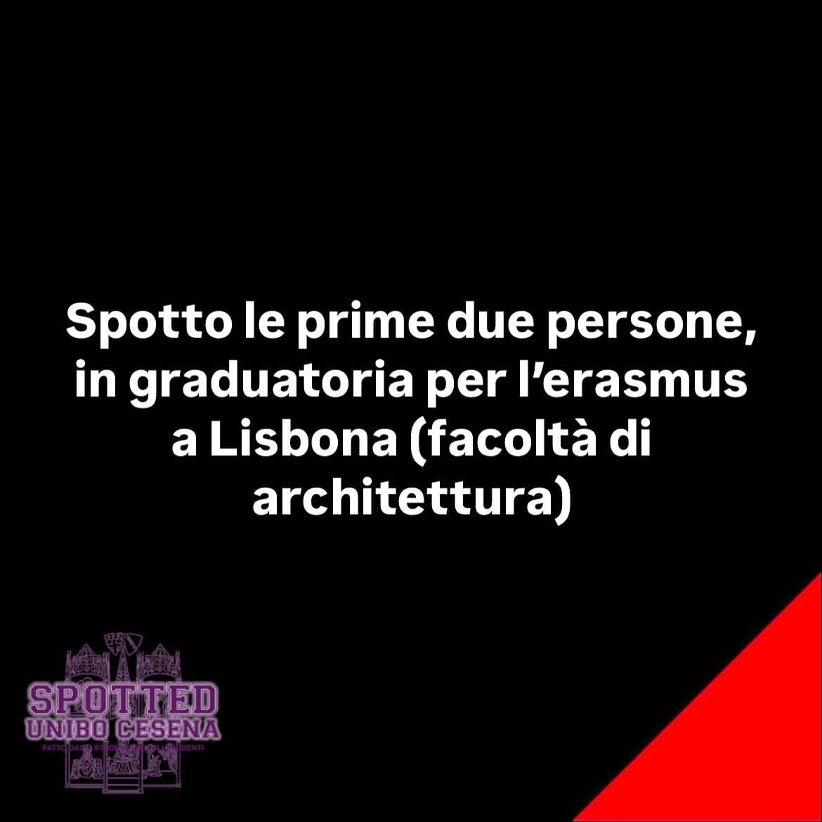 Post: #spotted #Cesena #unibo #cesenaspotted