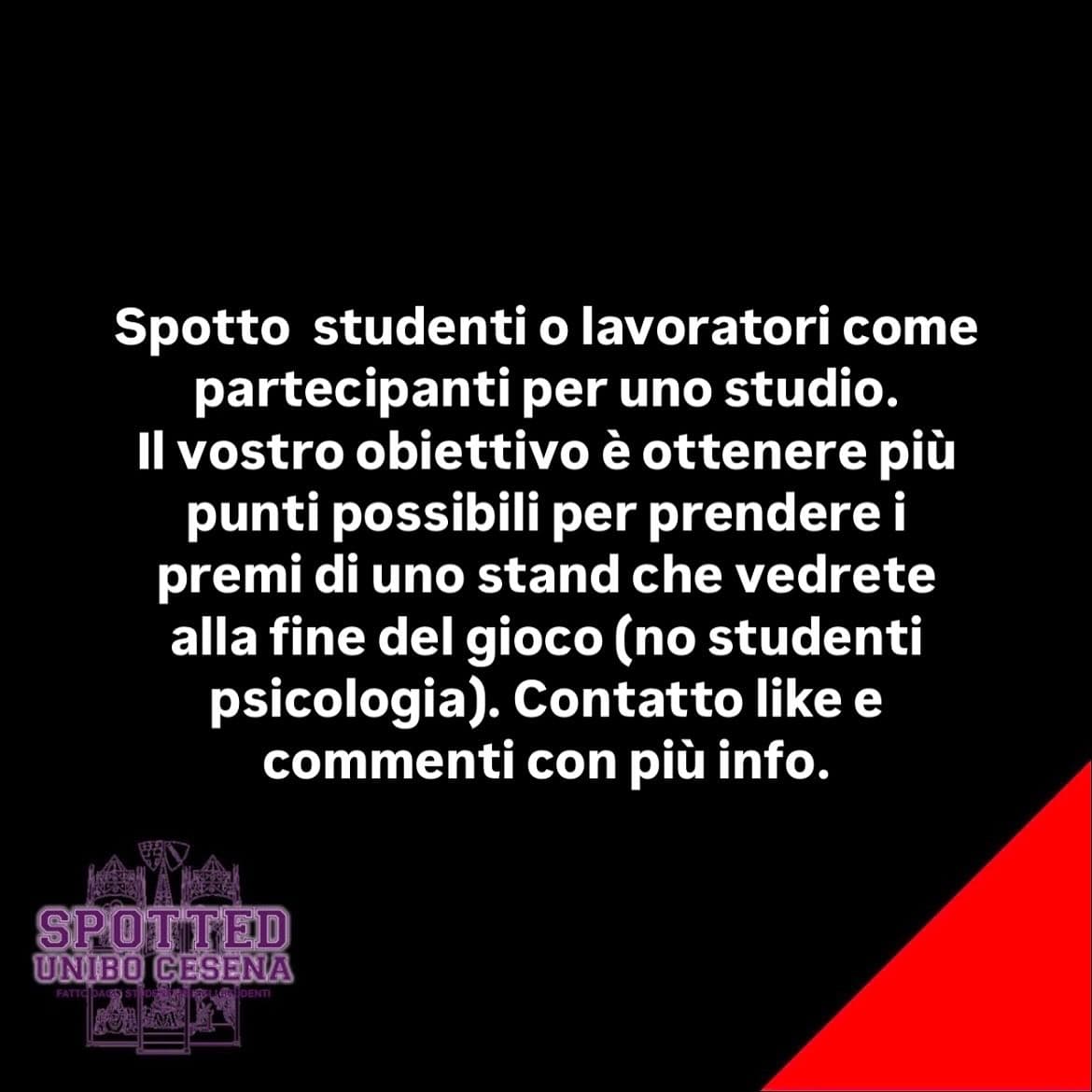 Post: #spotted #Cesena #unibo #cesenaspotted