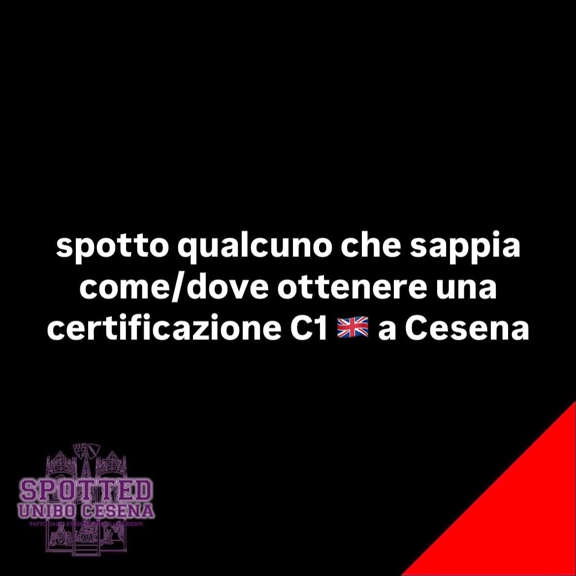 Post: #spotted #Cesena #unibo #cesenaspotted