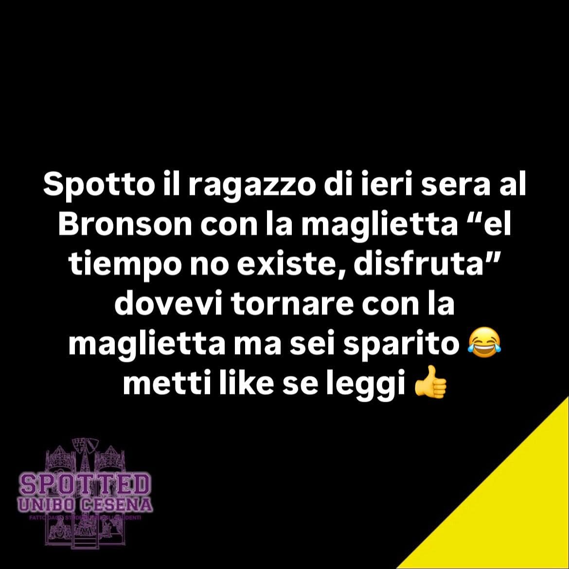 Post: #spotted #Cesena #unibo #cesenaspotted