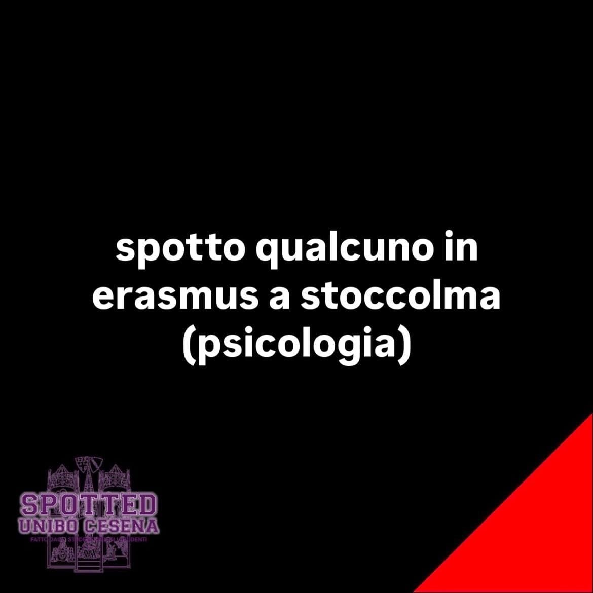 Post: #spotted #Cesena #unibo #cesenaspotted
