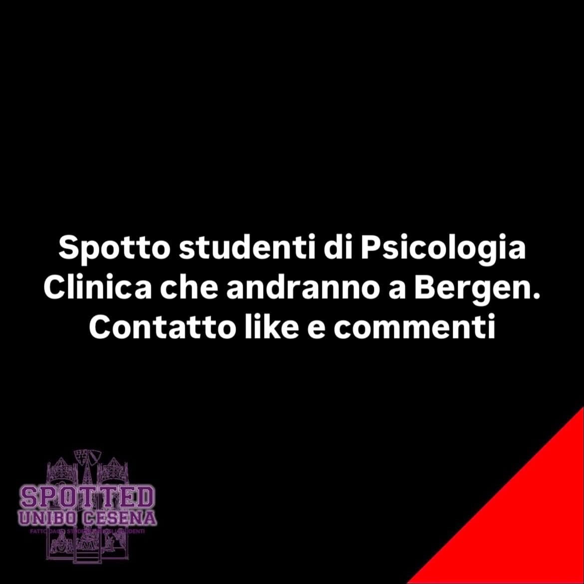 Post: #spotted #Cesena #unibo #cesenaspotted