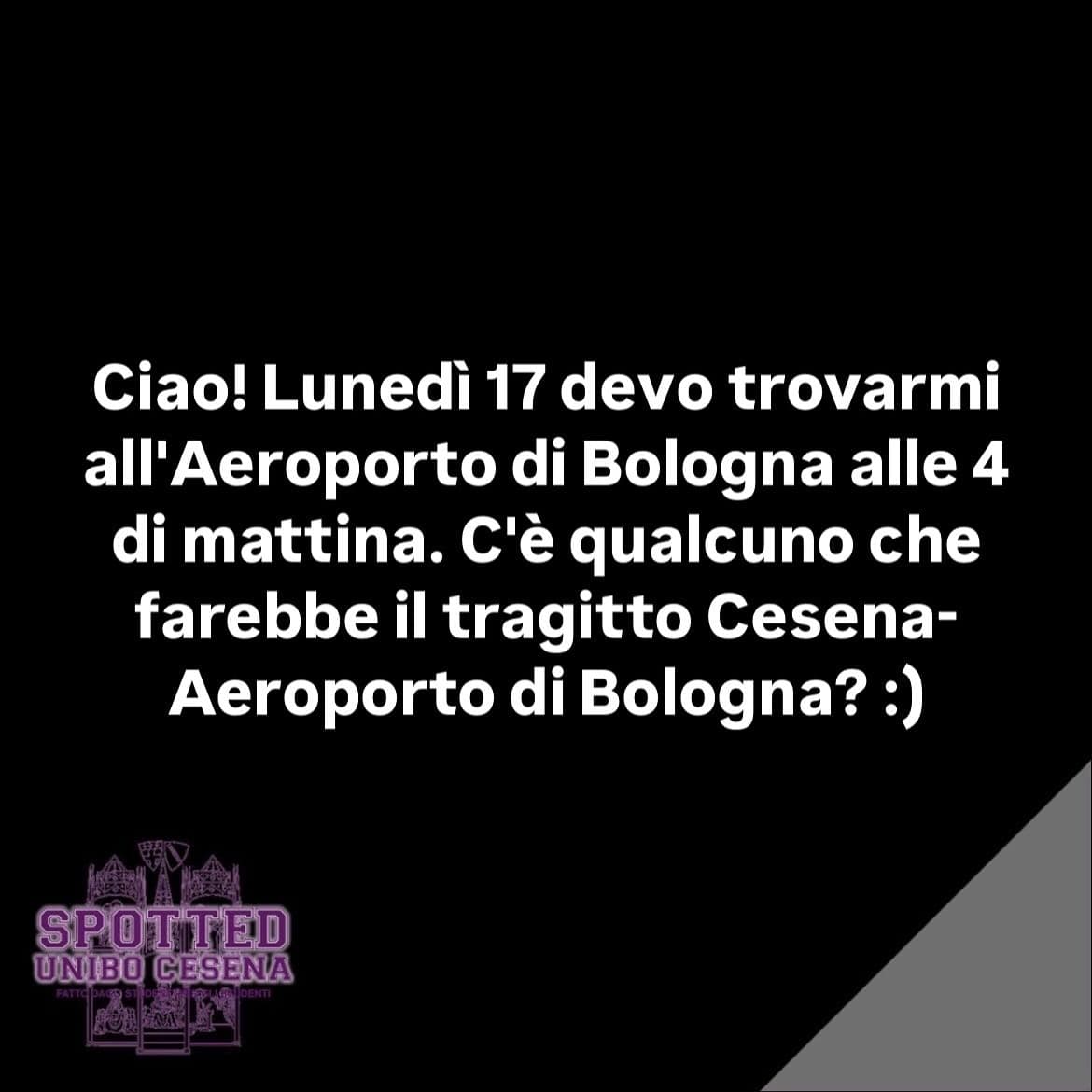 Post: #spotted #Cesena #unibo #cesenaspotted