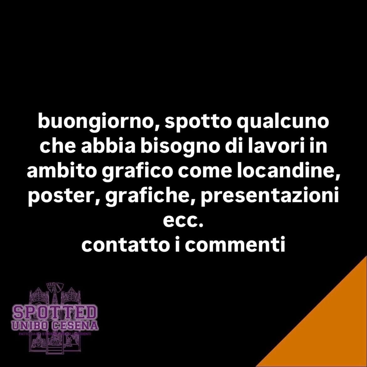 Post: #spotted #Cesena #unibo #cesenaspotted