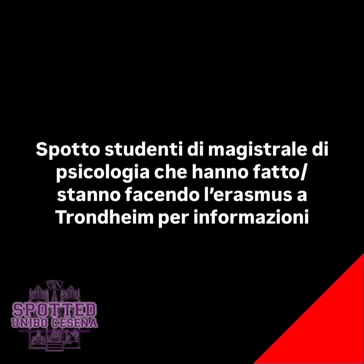 Post: #spotted #Cesena #unibo #cesenaspotted