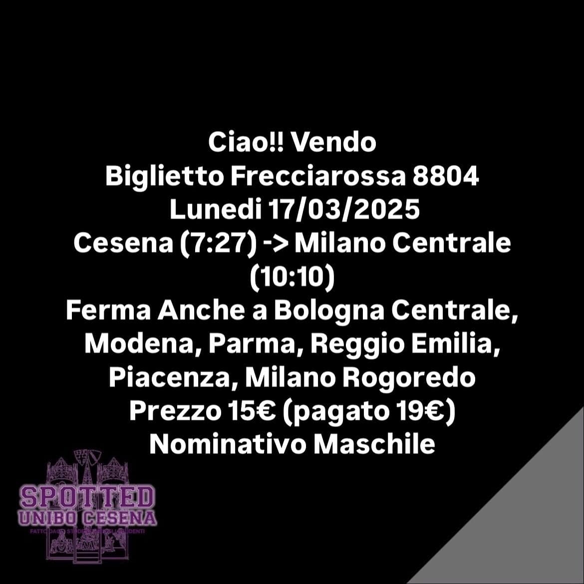 Post: #spotted #Cesena #unibo #cesenaspotted