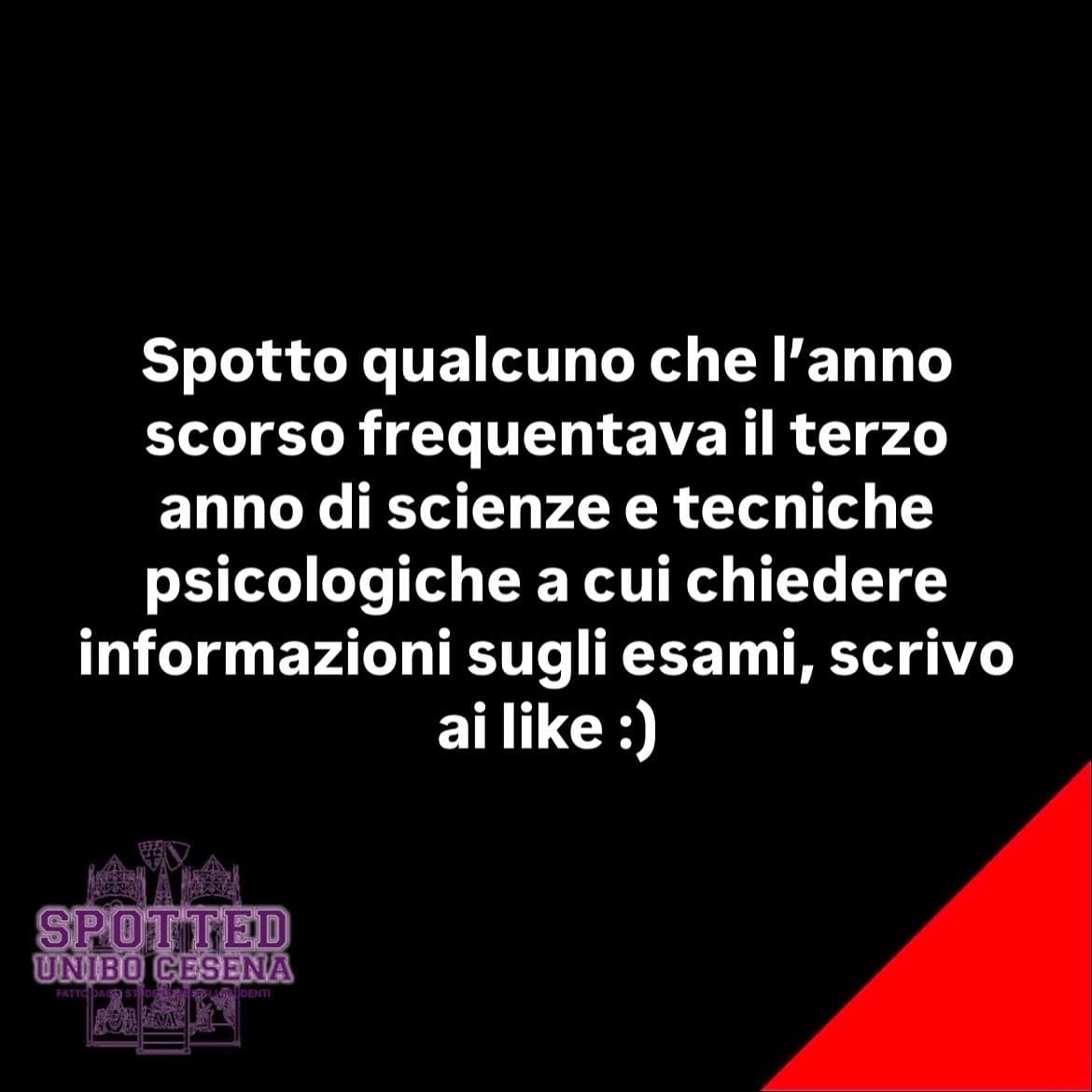 Post: #spotted #Cesena #unibo #cesenaspotted
