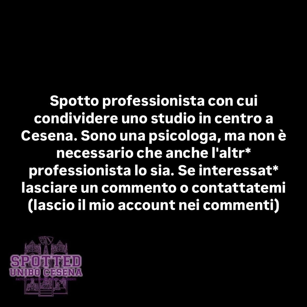 Post: #spotted #Cesena #unibo #cesenaspotted