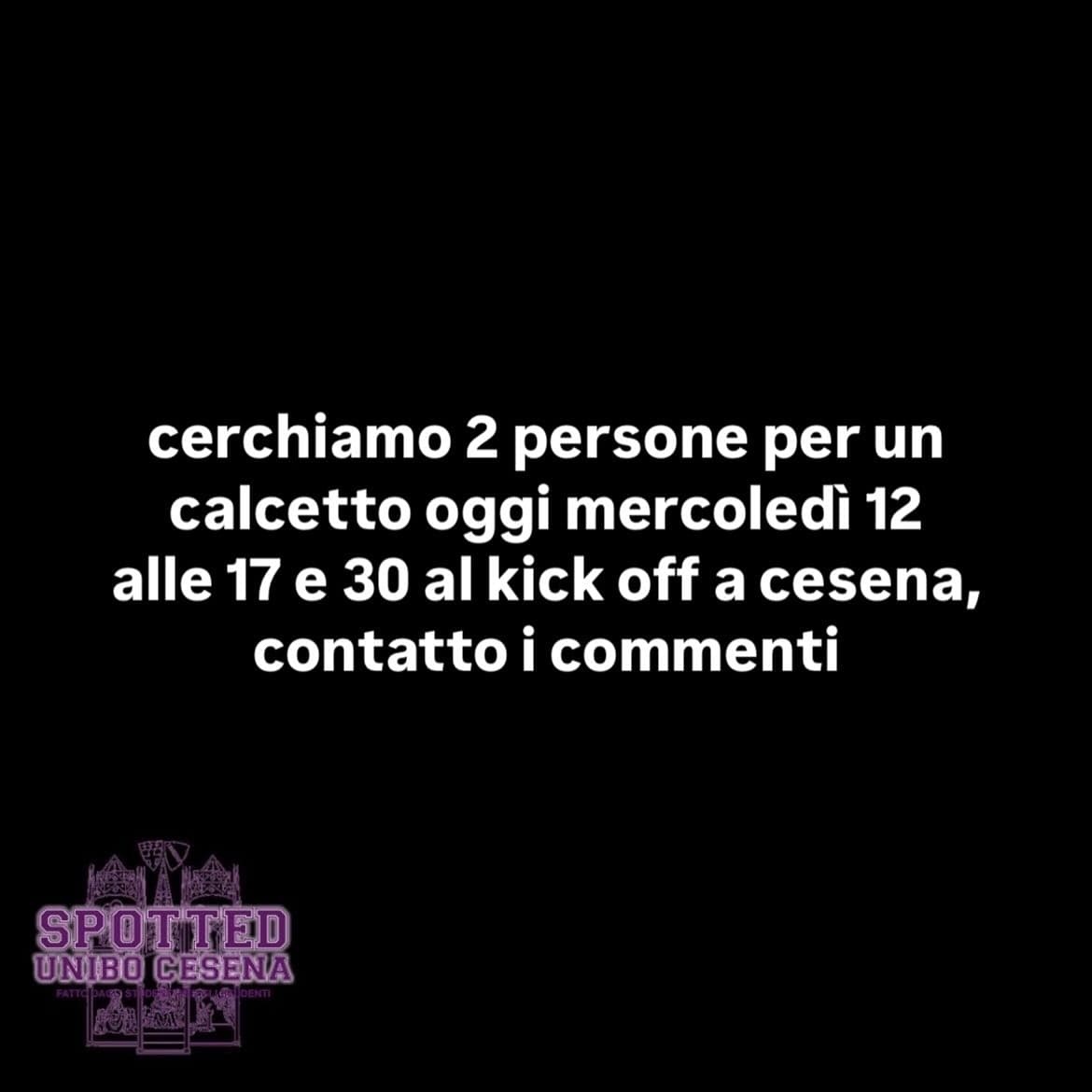 Post: #spotted #Cesena #unibo #cesenaspotted