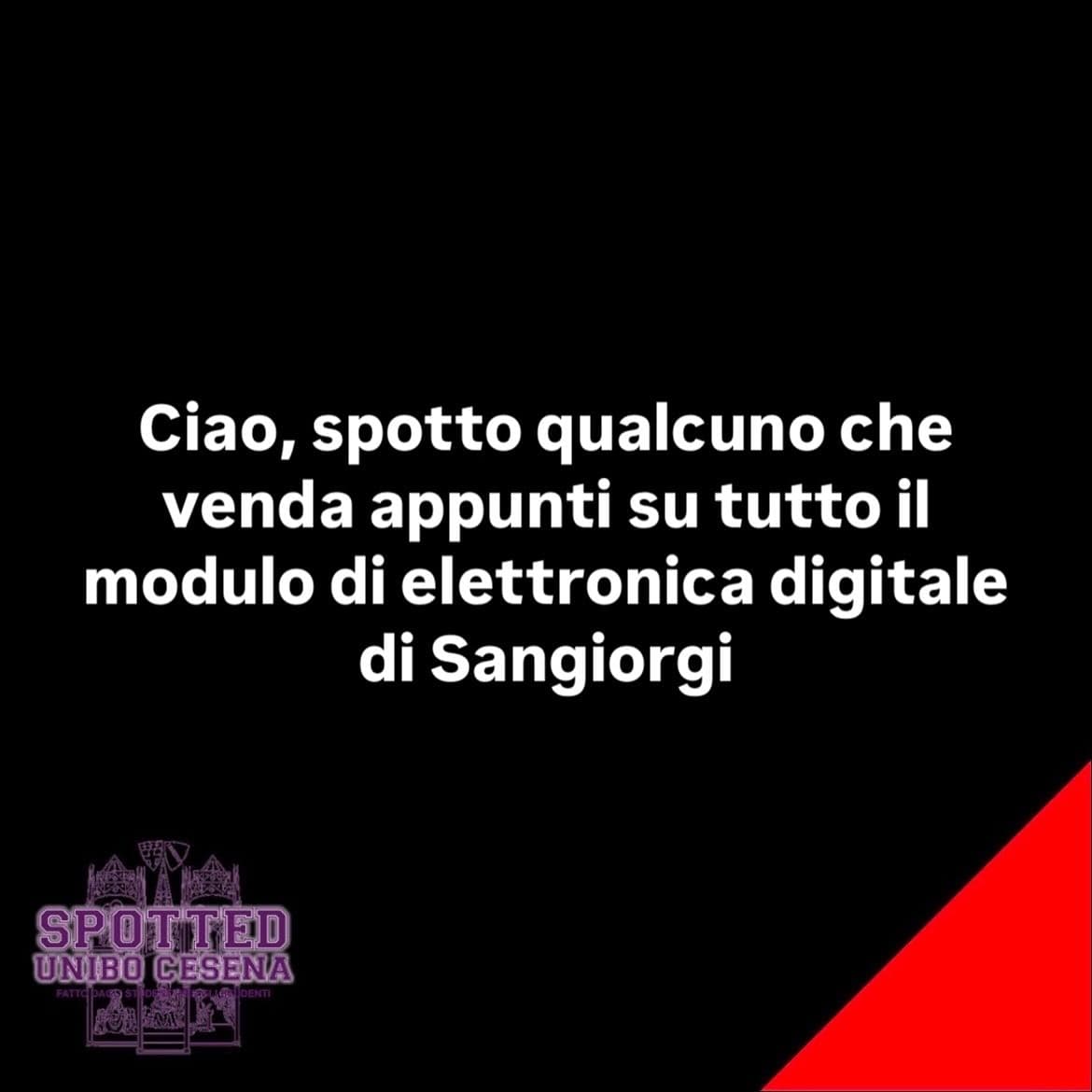 Post: #spotted #Cesena #unibo #cesenaspotted