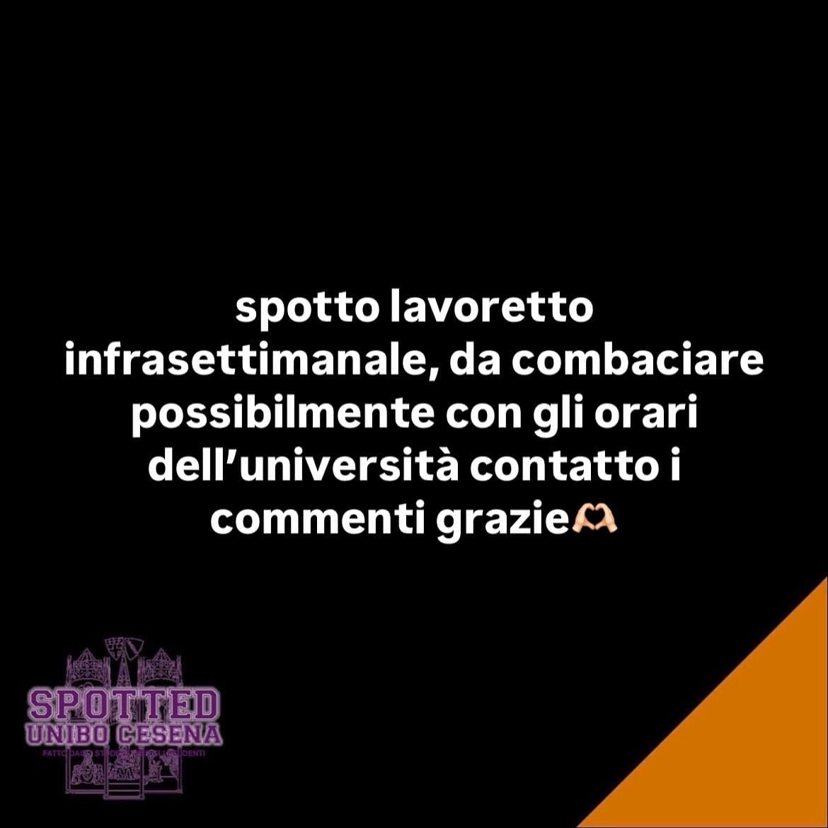 Post: #spotted #Cesena #unibo #cesenaspotted