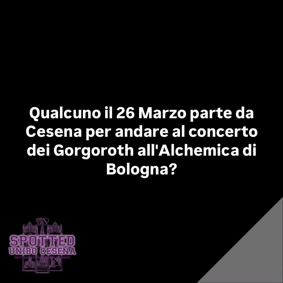 Post: #spotted #Cesena #unibo #cesenaspotted
