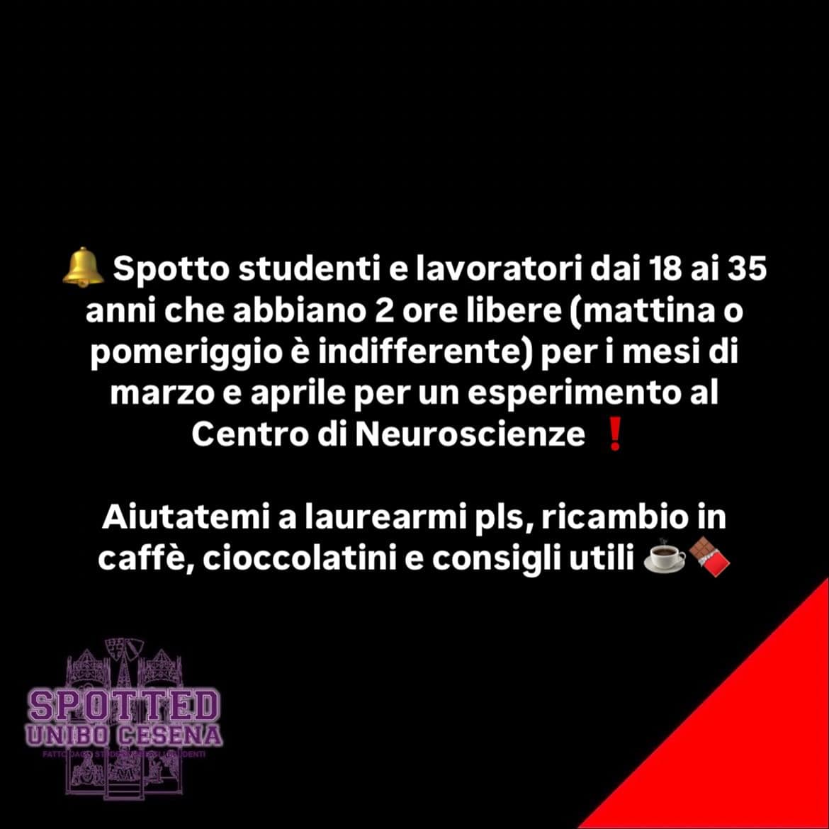 Post: #spotted #Cesena #unibo #cesenaspotted