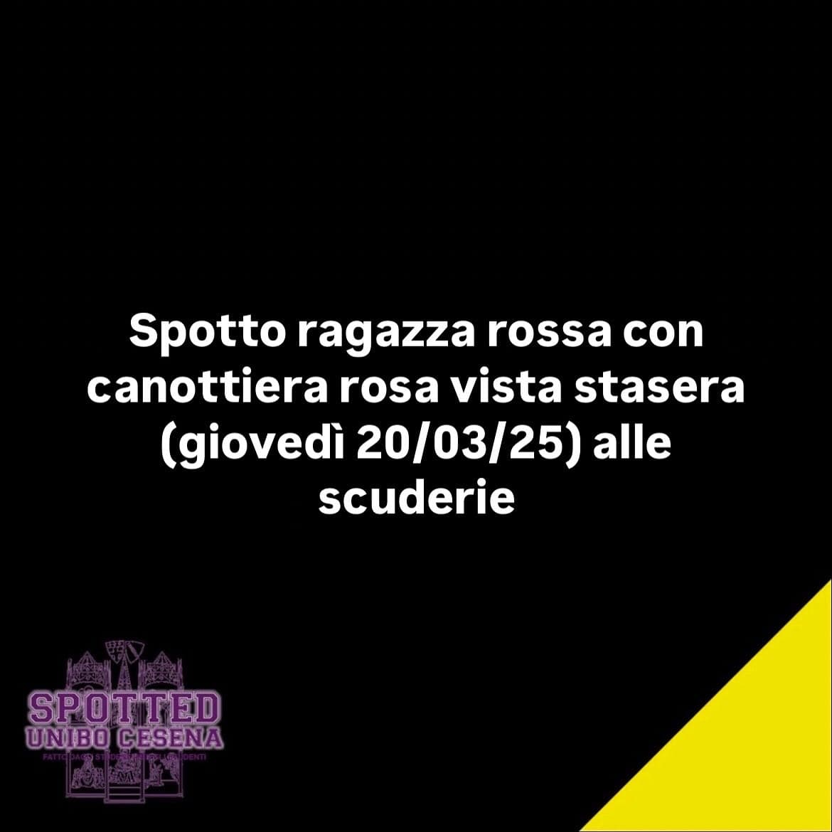 Post: #spotted #Cesena #unibo #cesenaspotted