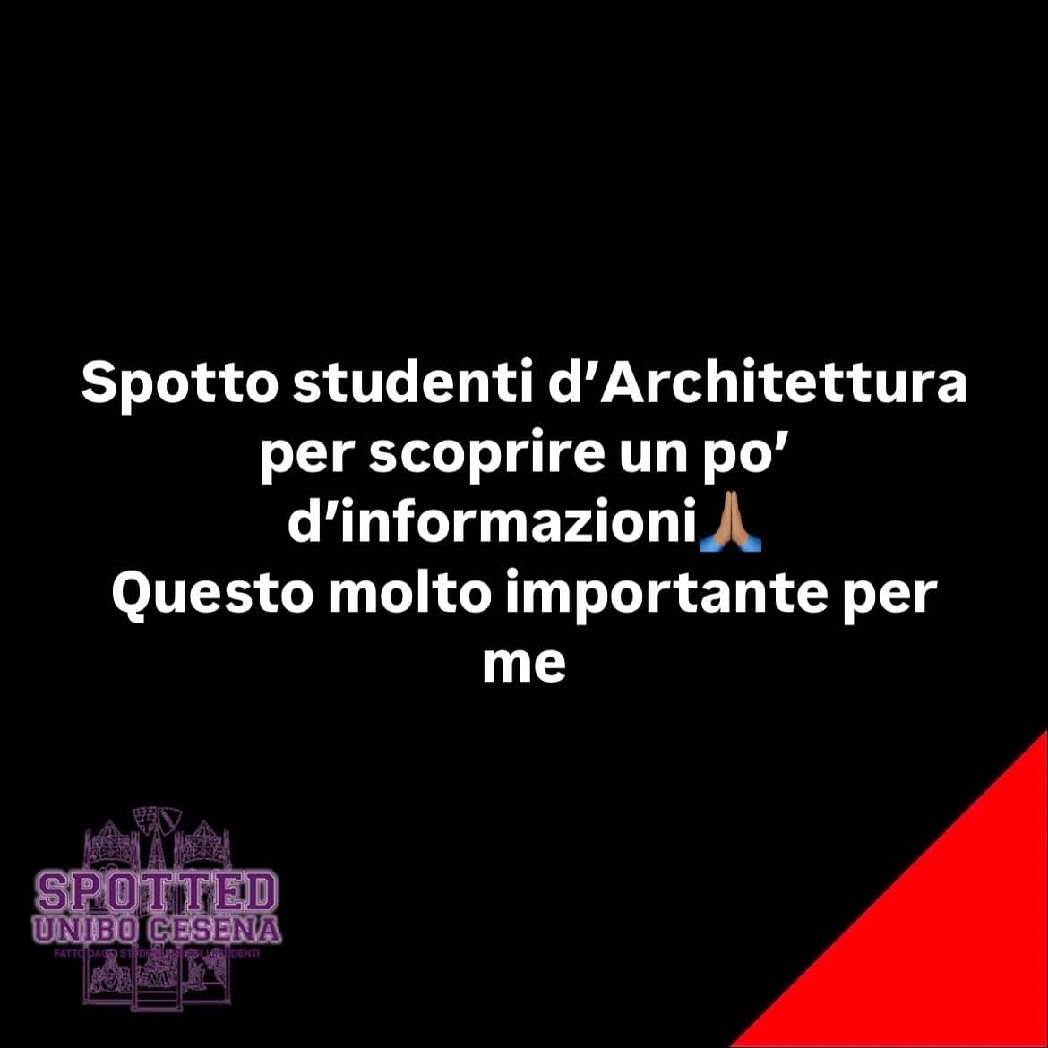 Post: #spotted #Cesena #unibo #cesenaspotted