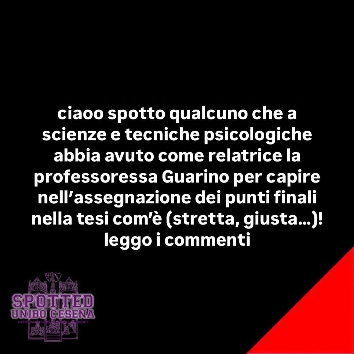 Post: #spotted #Cesena #unibo #cesenaspotted