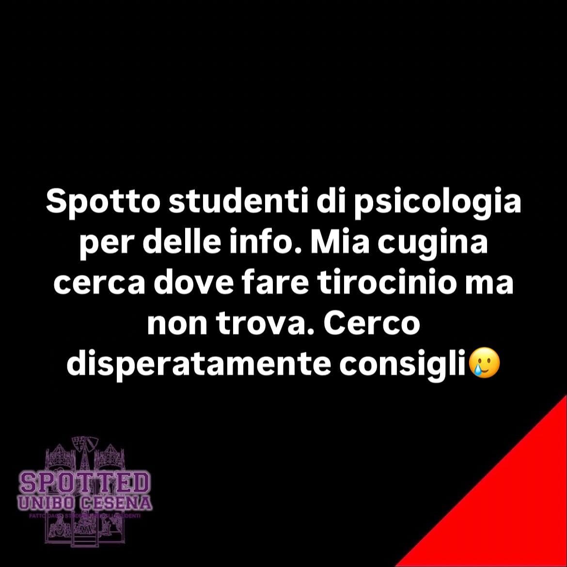 Post: #spotted #Cesena #unibo #cesenaspotted