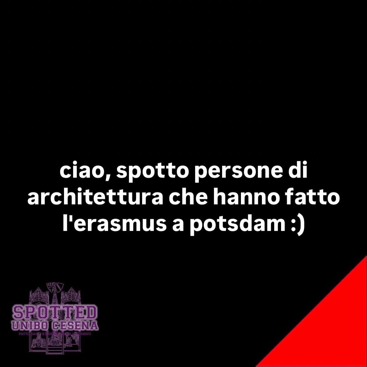 Post: #spotted #Cesena #unibo #cesenaspotted