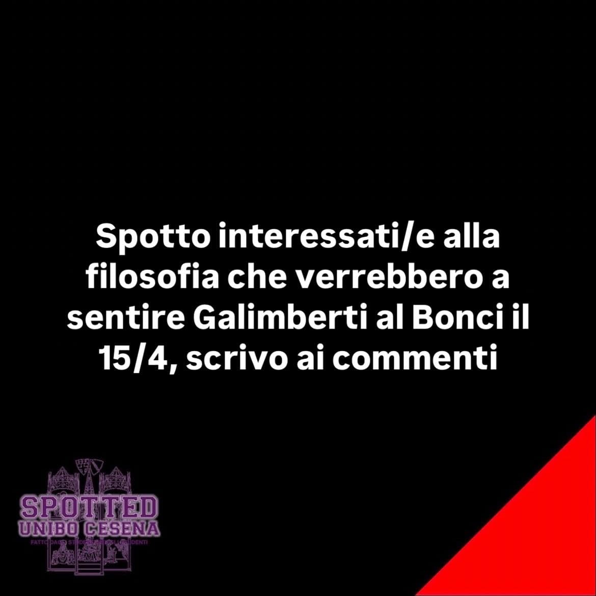 Post: #spotted #Cesena #unibo #cesenaspotted