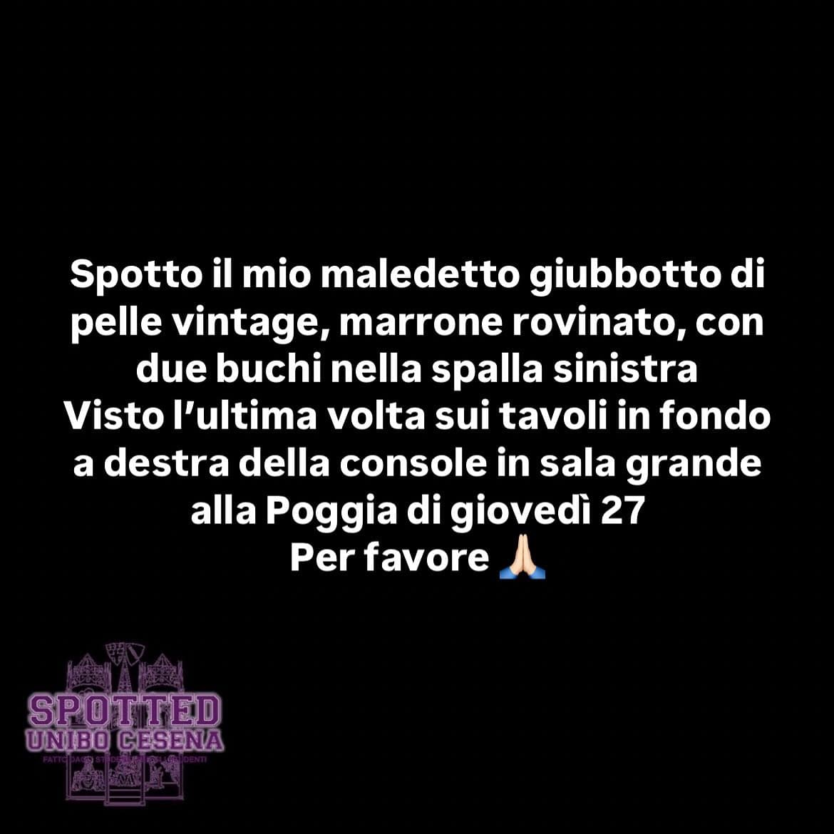 Post: #spotted #Cesena #unibo #cesenaspotted