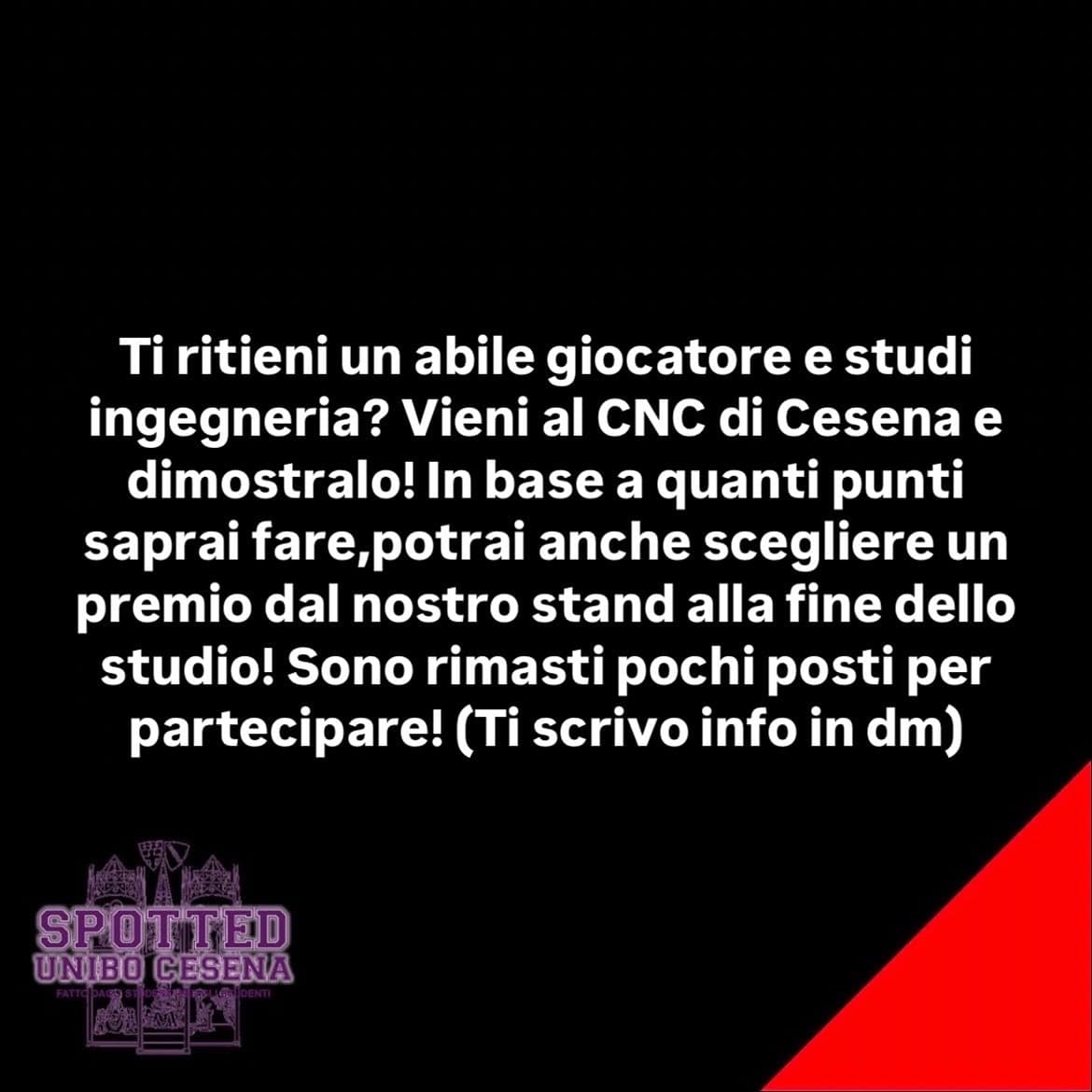 Post: #spotted #Cesena #unibo #cesenaspotted
