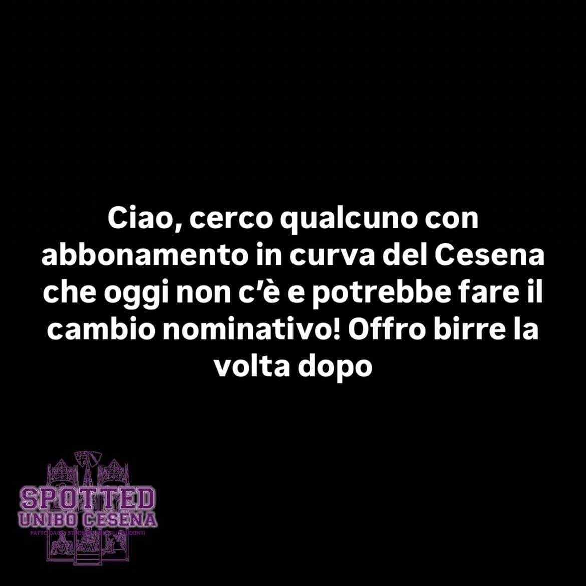 Post: #spotted #Cesena #unibo #cesenaspotted