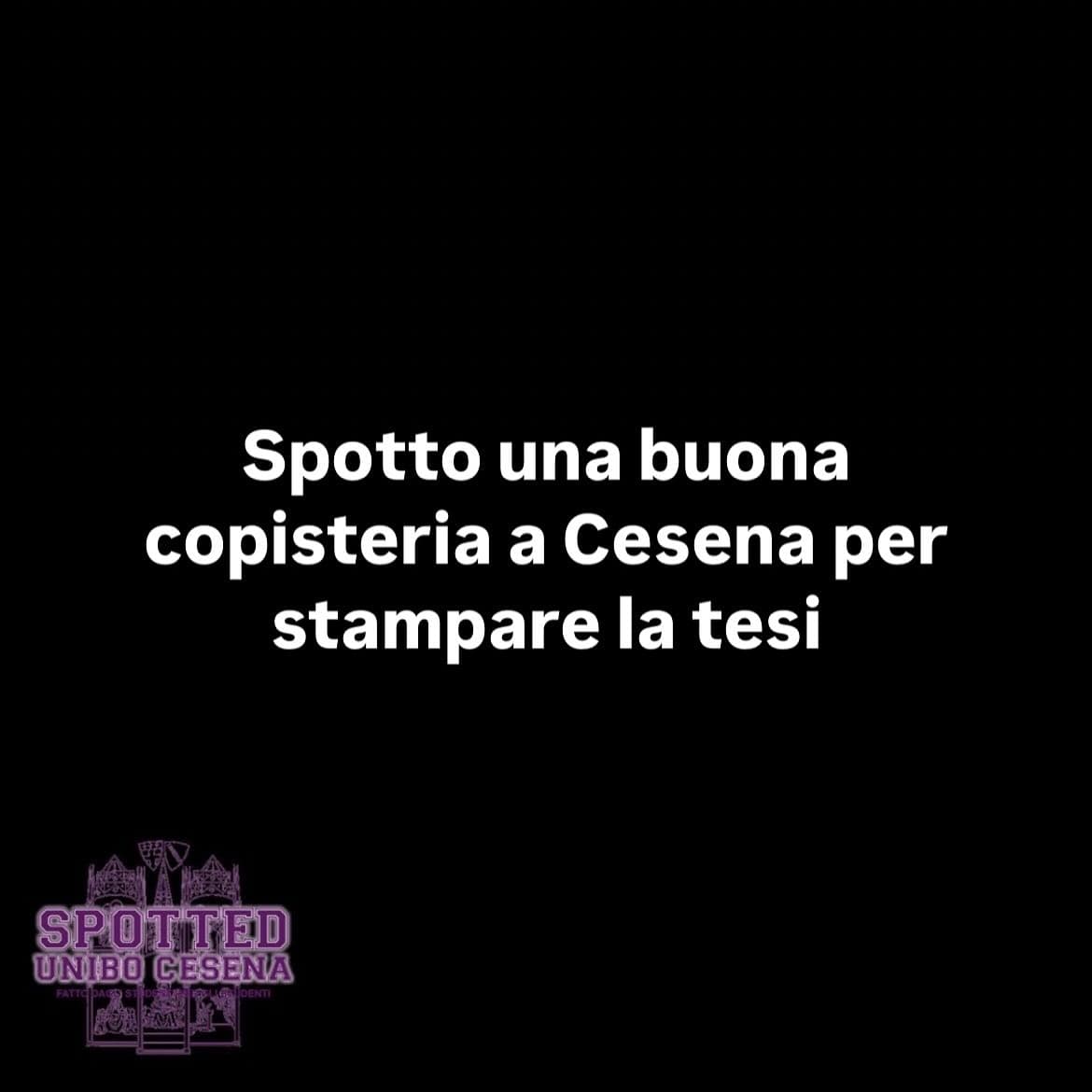 Post: #spotted #Cesena #unibo #cesenaspotted