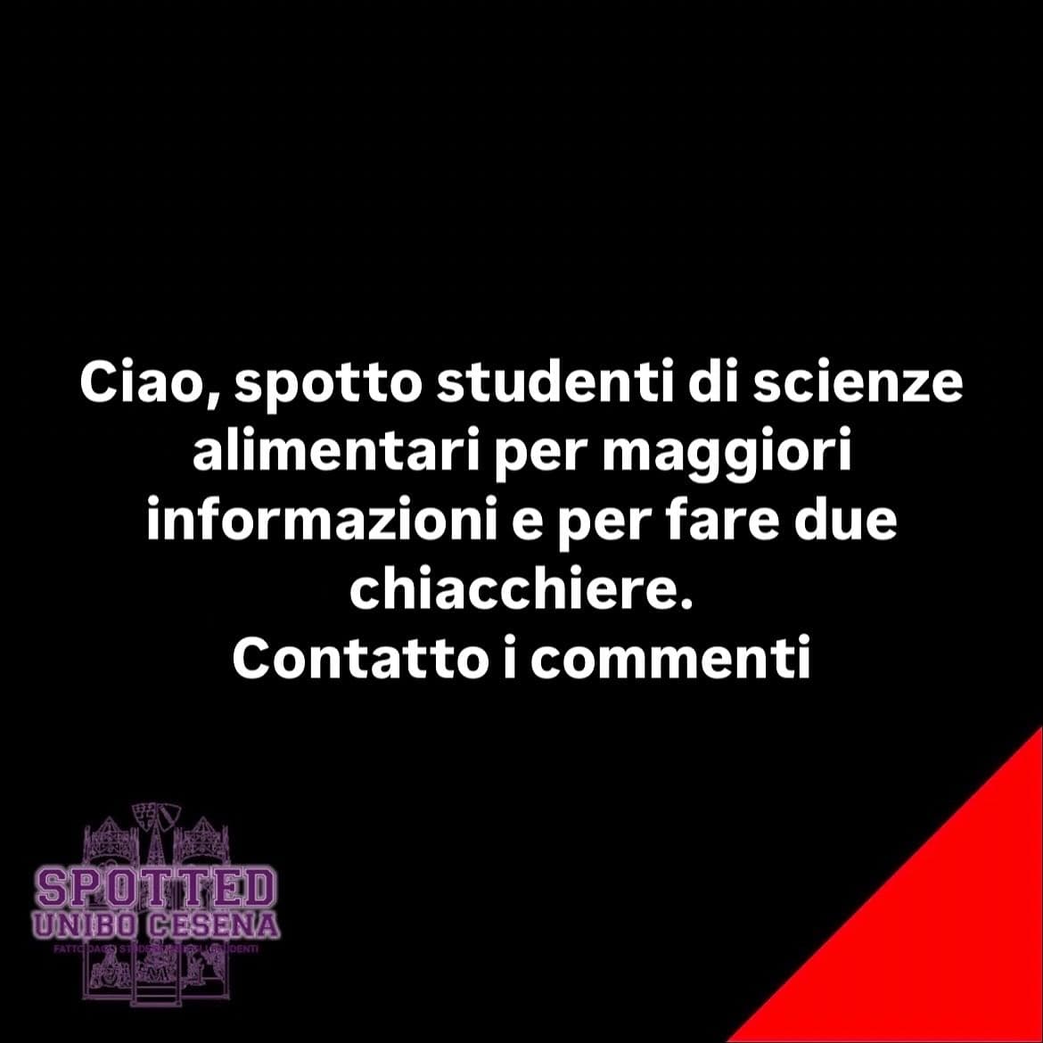 Post: #spotted #Cesena #unibo #cesenaspotted
