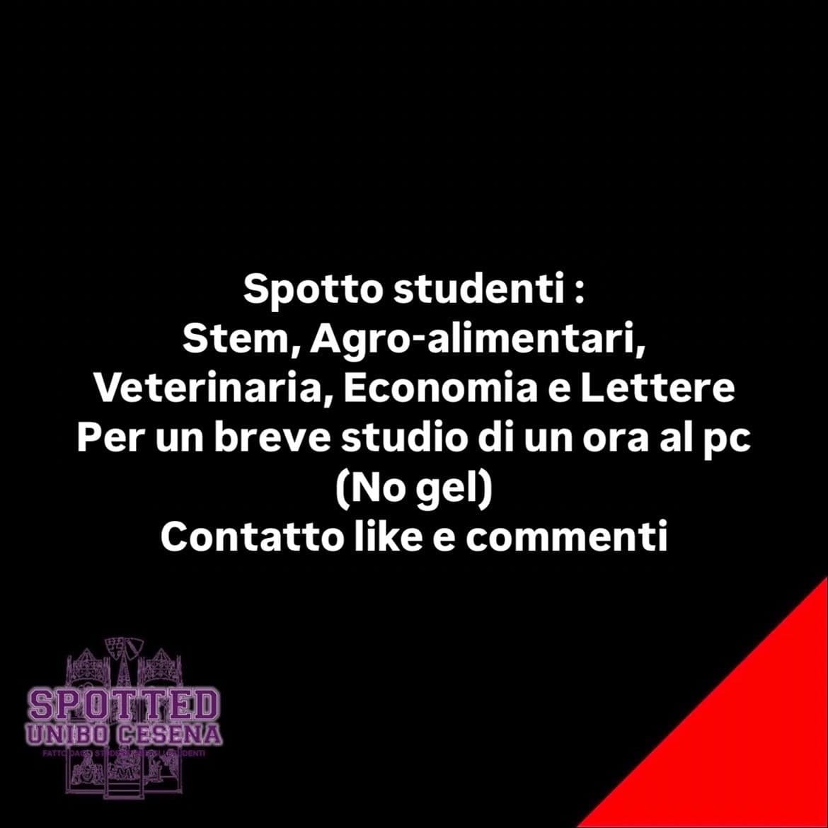 Post: #spotted #Cesena #unibo #cesenaspotted