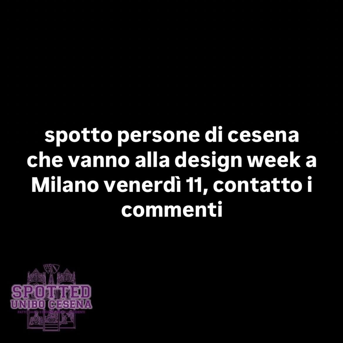 Post: #spotted #Cesena #unibo #cesenaspotted