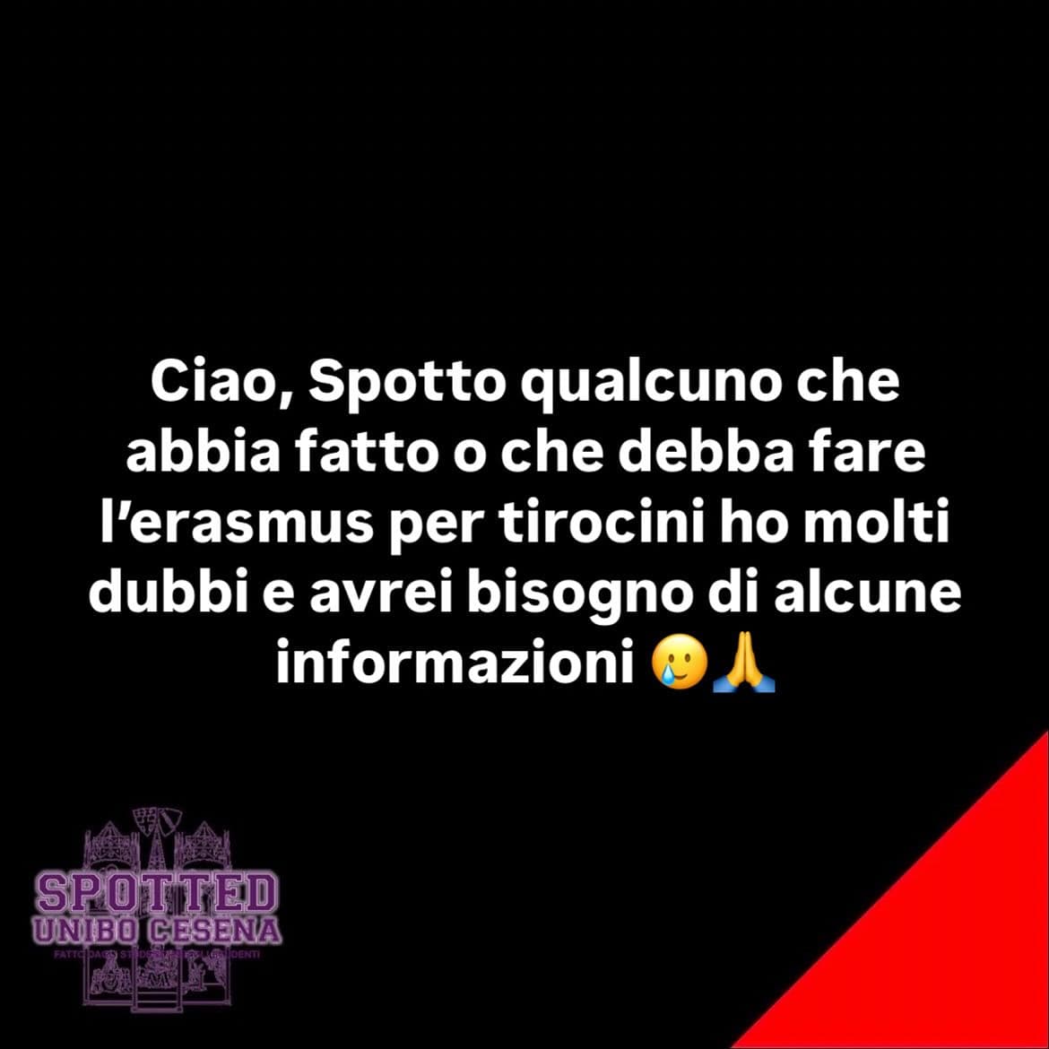 Post: #spotted #Cesena #unibo #cesenaspotted