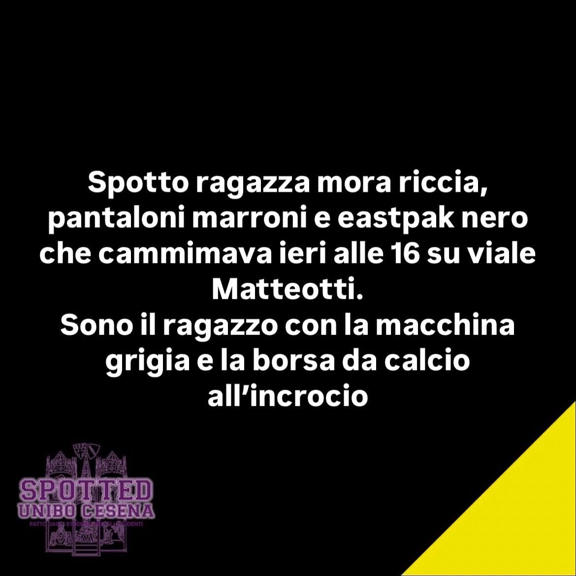 Post: #spotted #Cesena #unibo #cesenaspotted
