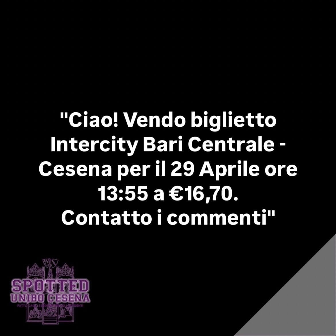 Post: #spotted #Cesena #unibo #cesenaspotted