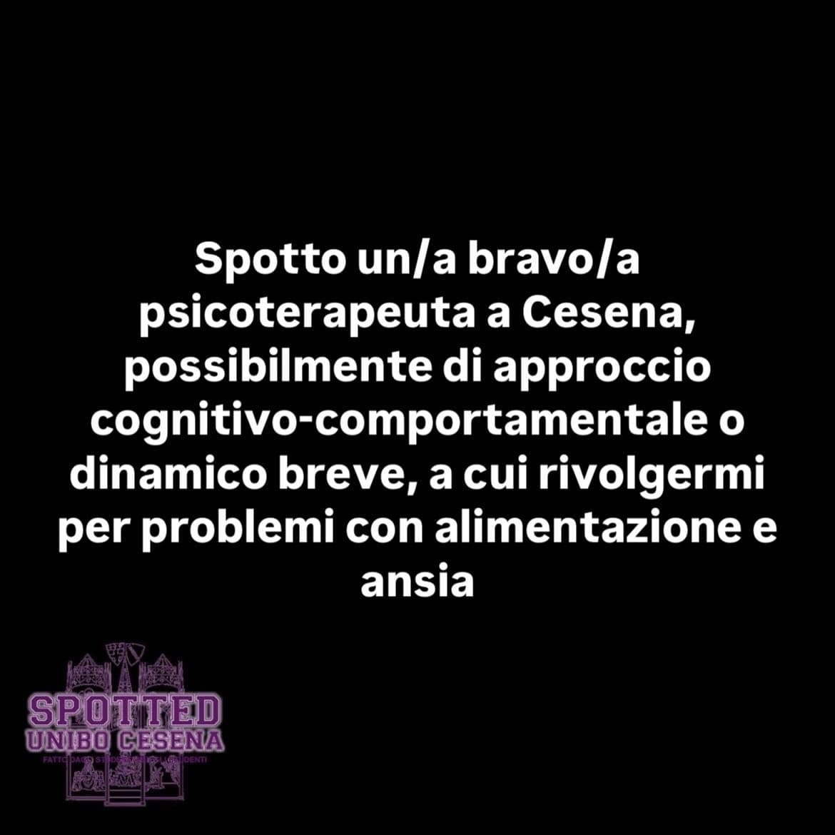 Post: #spotted #Cesena #unibo #cesenaspotted