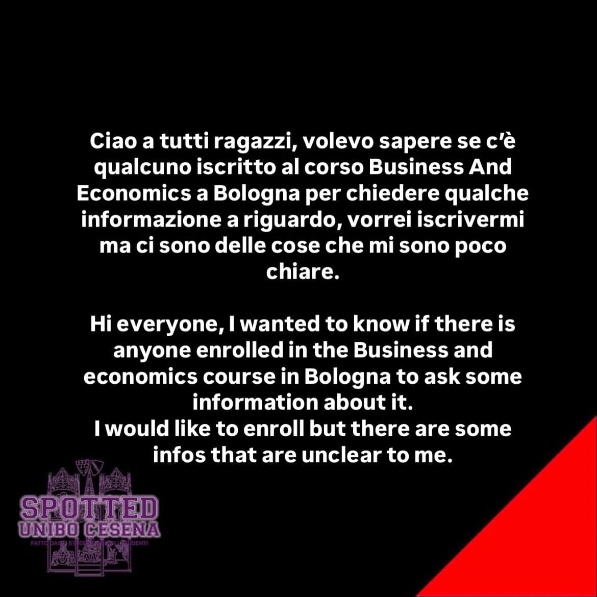 Post: #spotted #Cesena #unibo #cesenaspotted