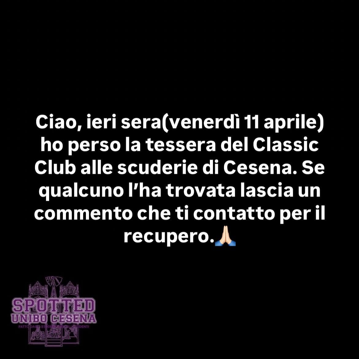 Post: #spotted #Cesena #unibo #cesenaspotted