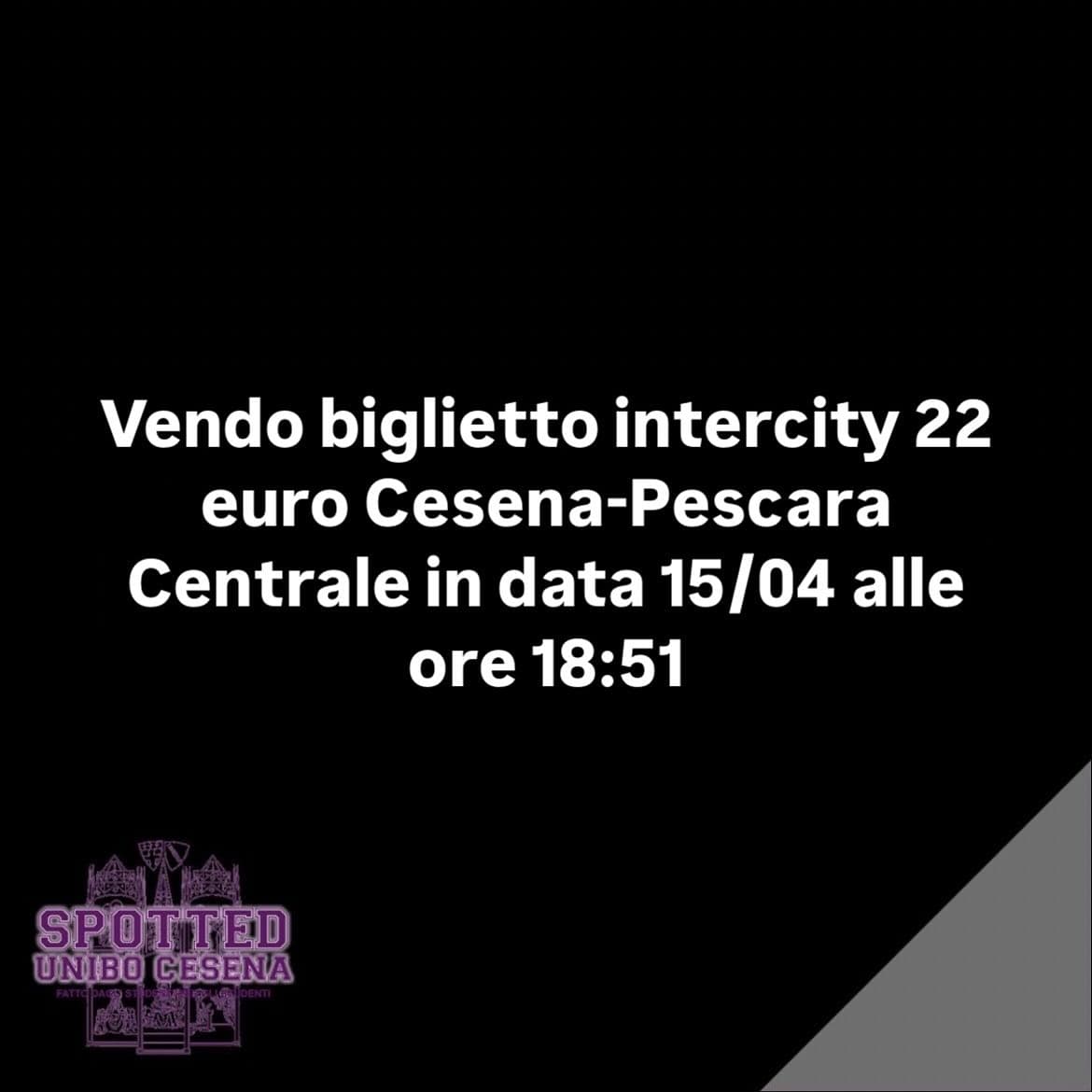 Post: #spotted #Cesena #unibo #cesenaspotted