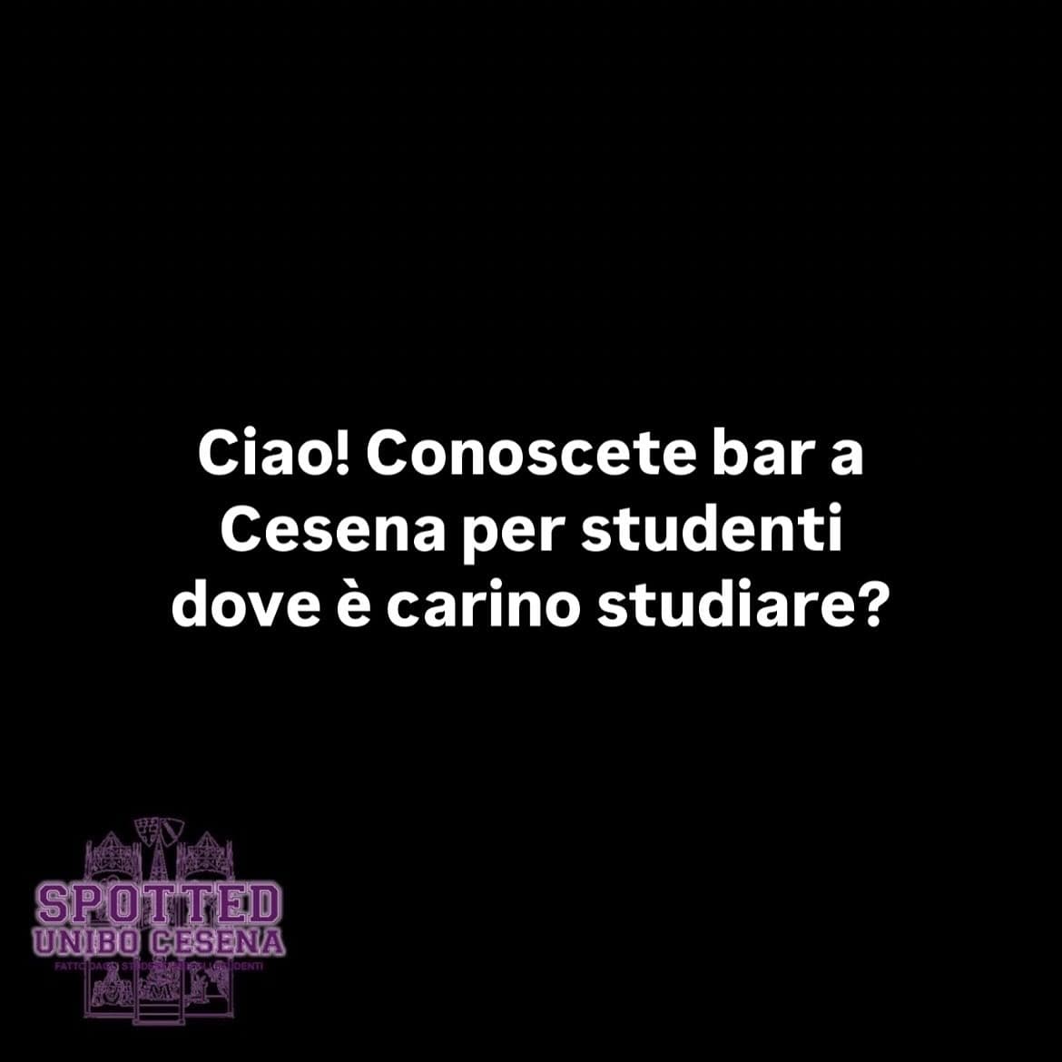 Post: #spotted #Cesena #unibo #cesenaspotted